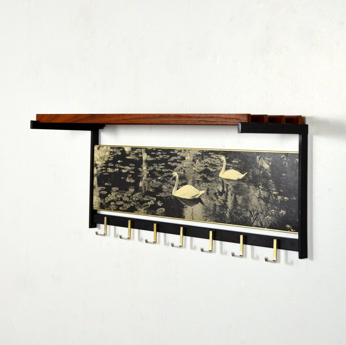 Entrance cloakroom / Coat rack Vintage swan decoration