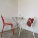 Emu chair, rio, in white metal mesh