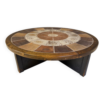 Danish coffee table by Tue Poulsen for Haslev Mobelsnedkeri, 1960s