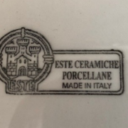 Plat en porcelaine vintage