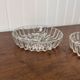 Set of 2 antique glass bowls
