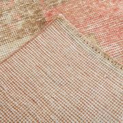 Red & beige vintage runner rug