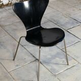Black series 7 chair Arne Jacobsen for Fritz Hansen