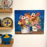 Vintage oil on canvas