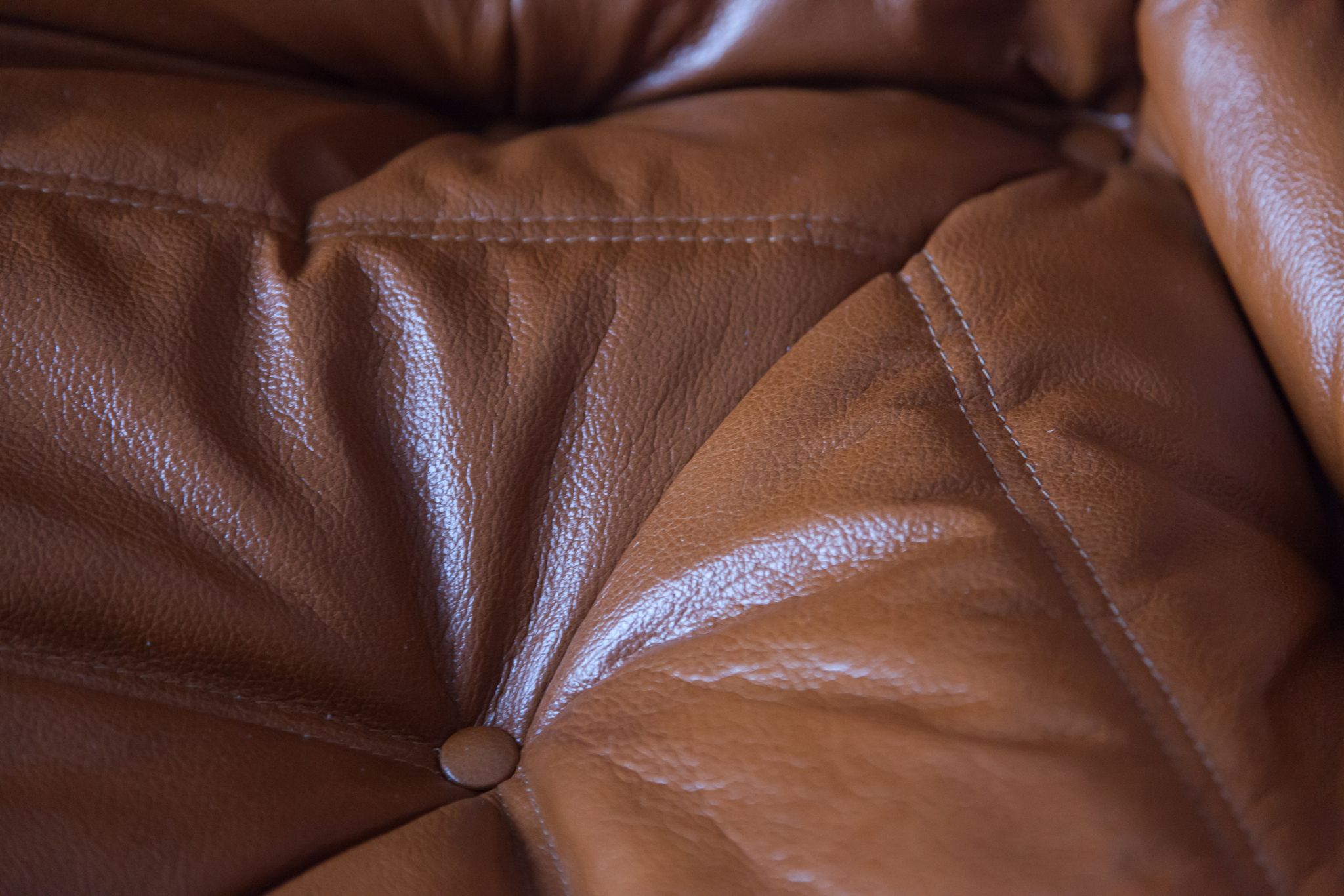 2 seater sofa and armchair Togo  designed by Michel Ducaroy 1973