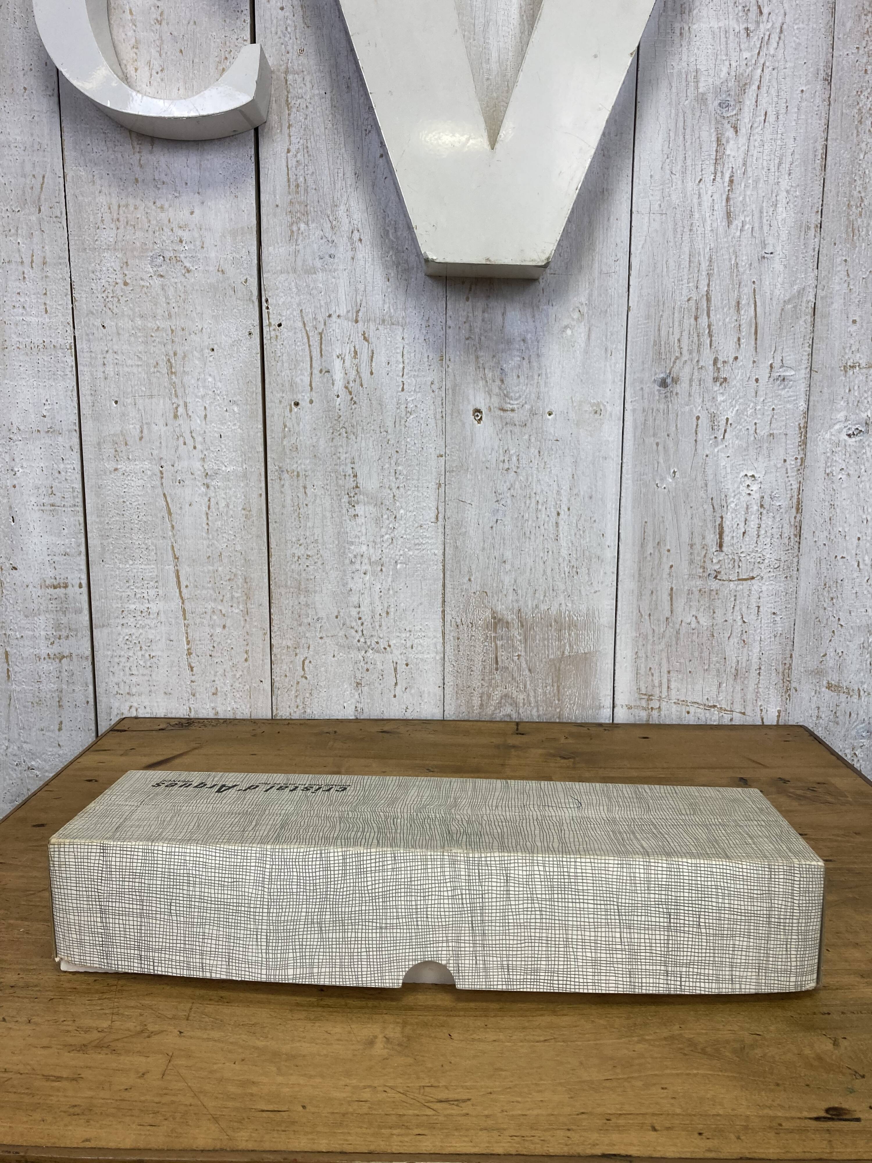 Set of 6 crystal glasses