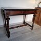 Napoleon nineteenth century desk in solid walnut and mahogany veneer