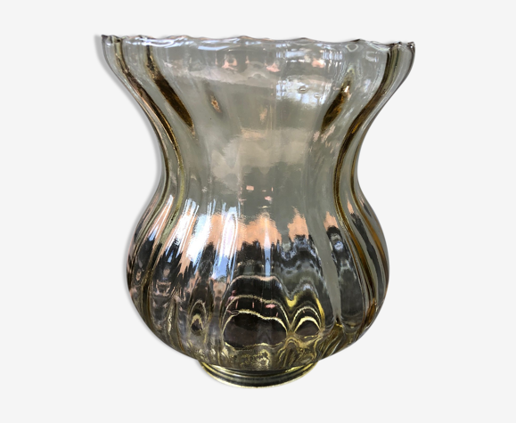 yellow glass tulip