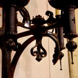 Paire d’appliques en fer forgé, XXe siècle