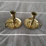 Duo of candle holders