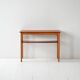 Vintage Scandinavian coffee table 1950s in beech and teak