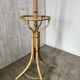 Vintage rattan coat rack