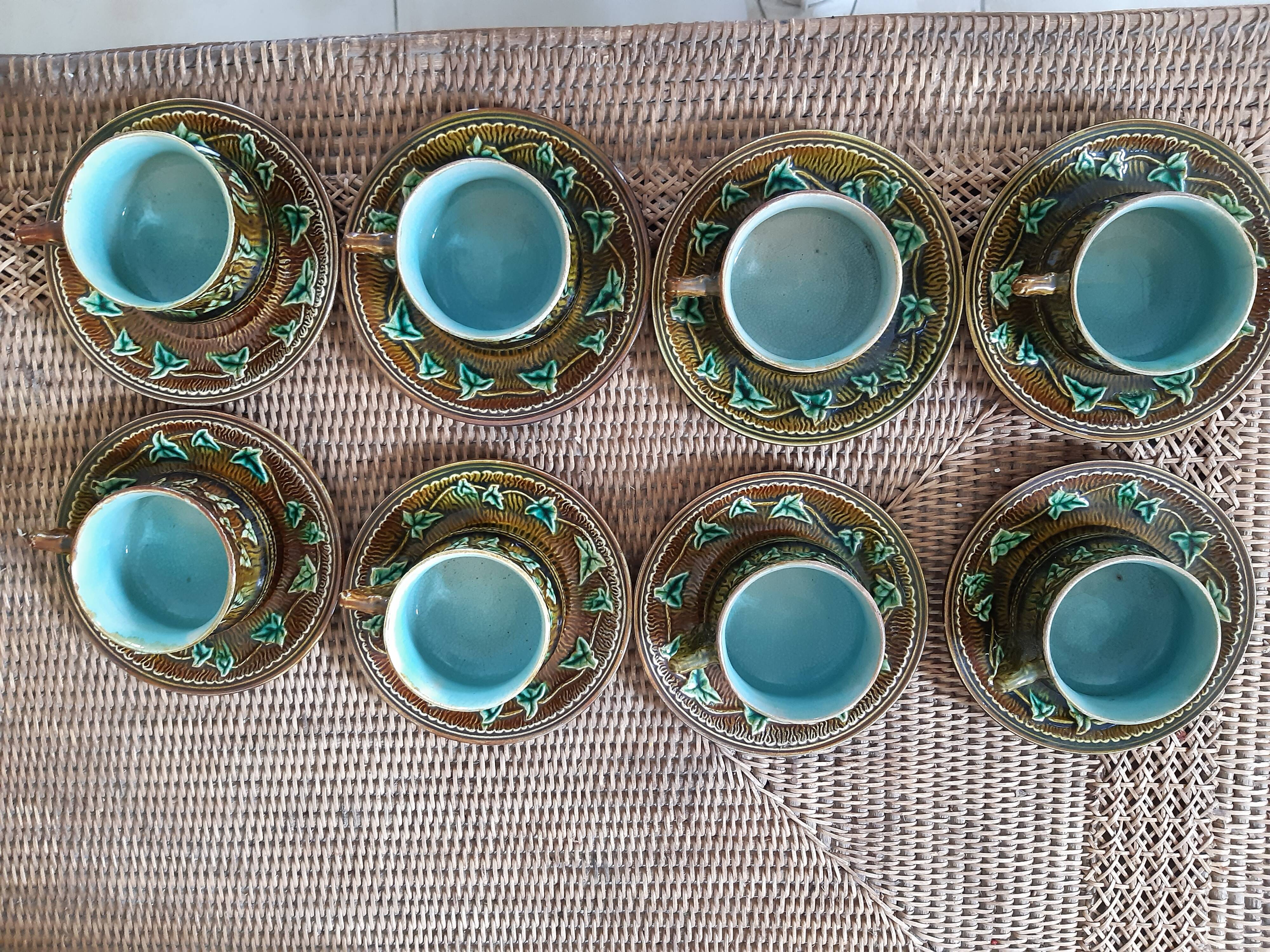 Coffee service in barbotine