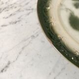 lot of 6 dessert plates in slip Pexonne early twentieth century