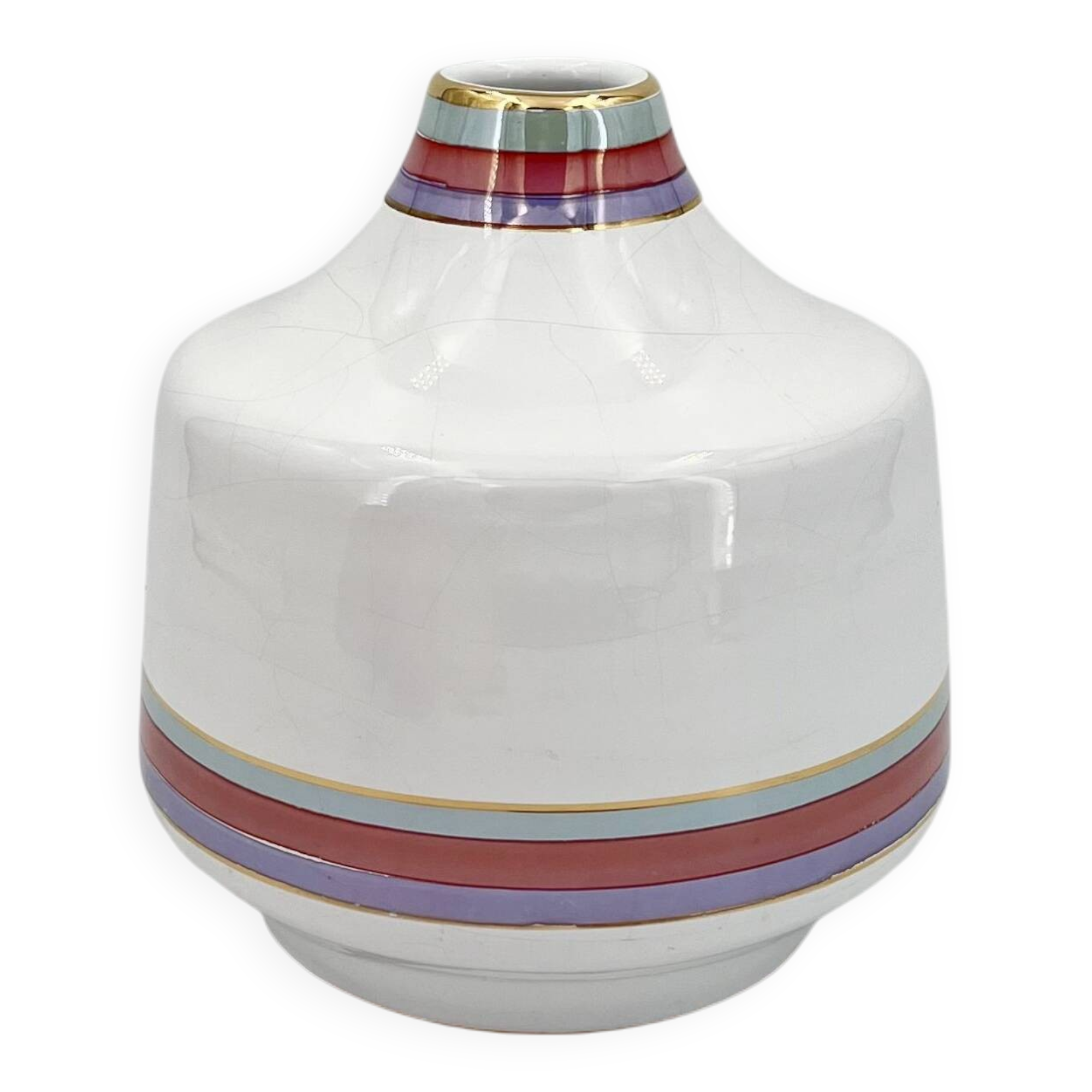 Vintage Deruta Ceramic Vase by Nazareno Picchiotti, Italy, 1970s