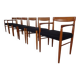 Danish Teak Dining Chairs by H. W. Klein for Bramin, 1960s, Set of 6