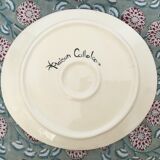 Hand-painted ceramic plate