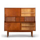 Teak High Sideboard by Johannes Andersen for J. Skaaning & Son, 1960s