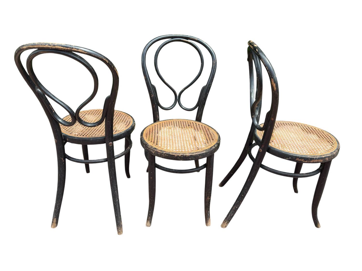 Fischel N'14 Thonet style bistro chairs