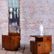 Art Deco Dressing Mirror by J. Halabala for Up Zavody, Czech, 1940s, Set of 2