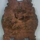 18th century carved wooden element, a cartouche surrounded by two women C478