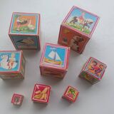 Cubes empilables en bois