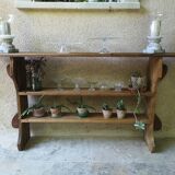 Antique solid wood wall shelf
