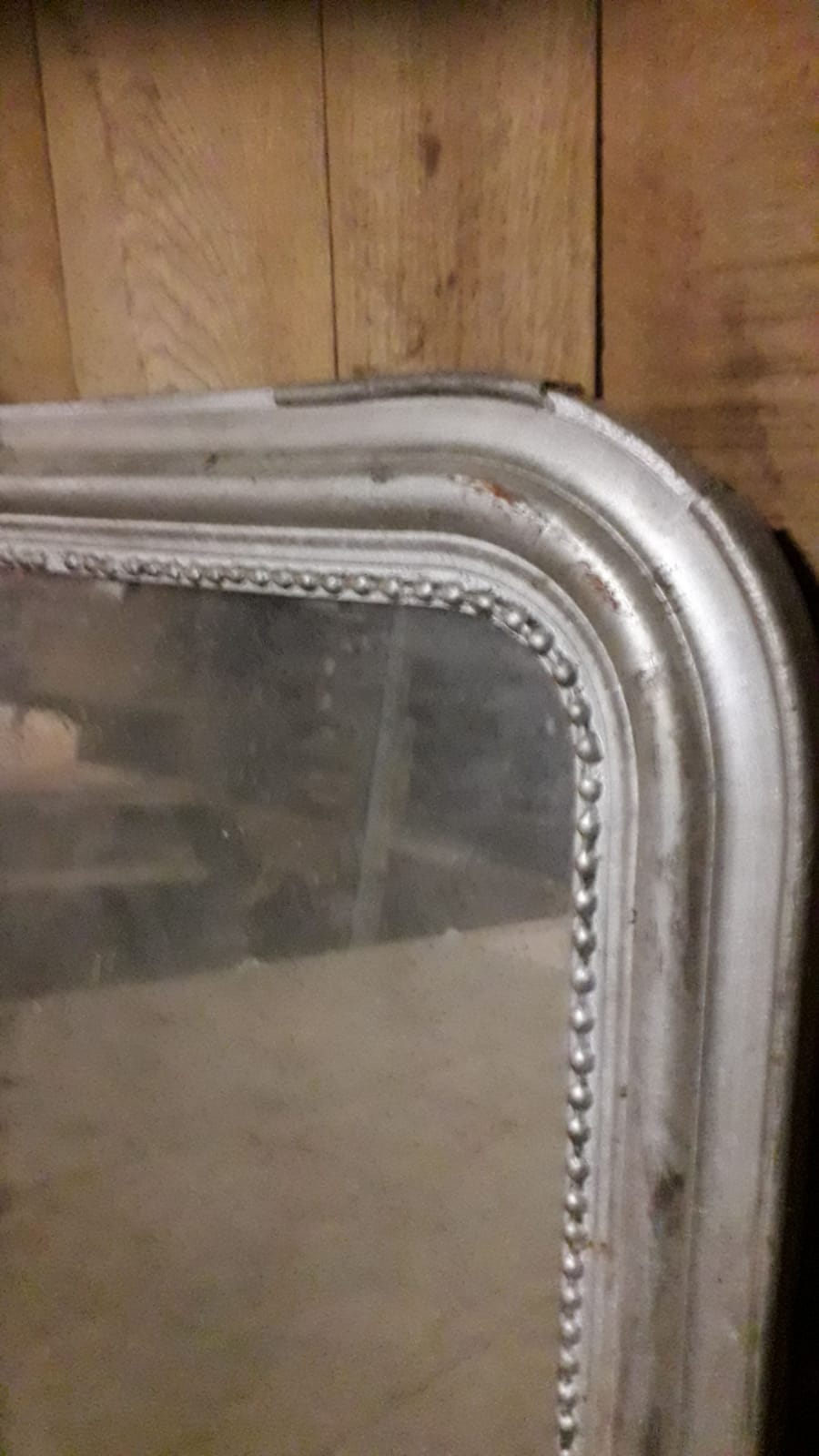 Napoleon III silver mirror