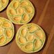 6 vintage majolica oyster plates, Arfilox, 1970