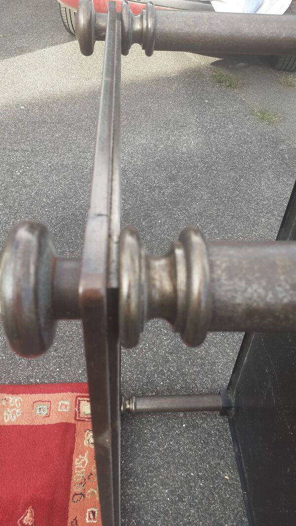 Table basse plateau carreau pierre nature pieds acier art deco