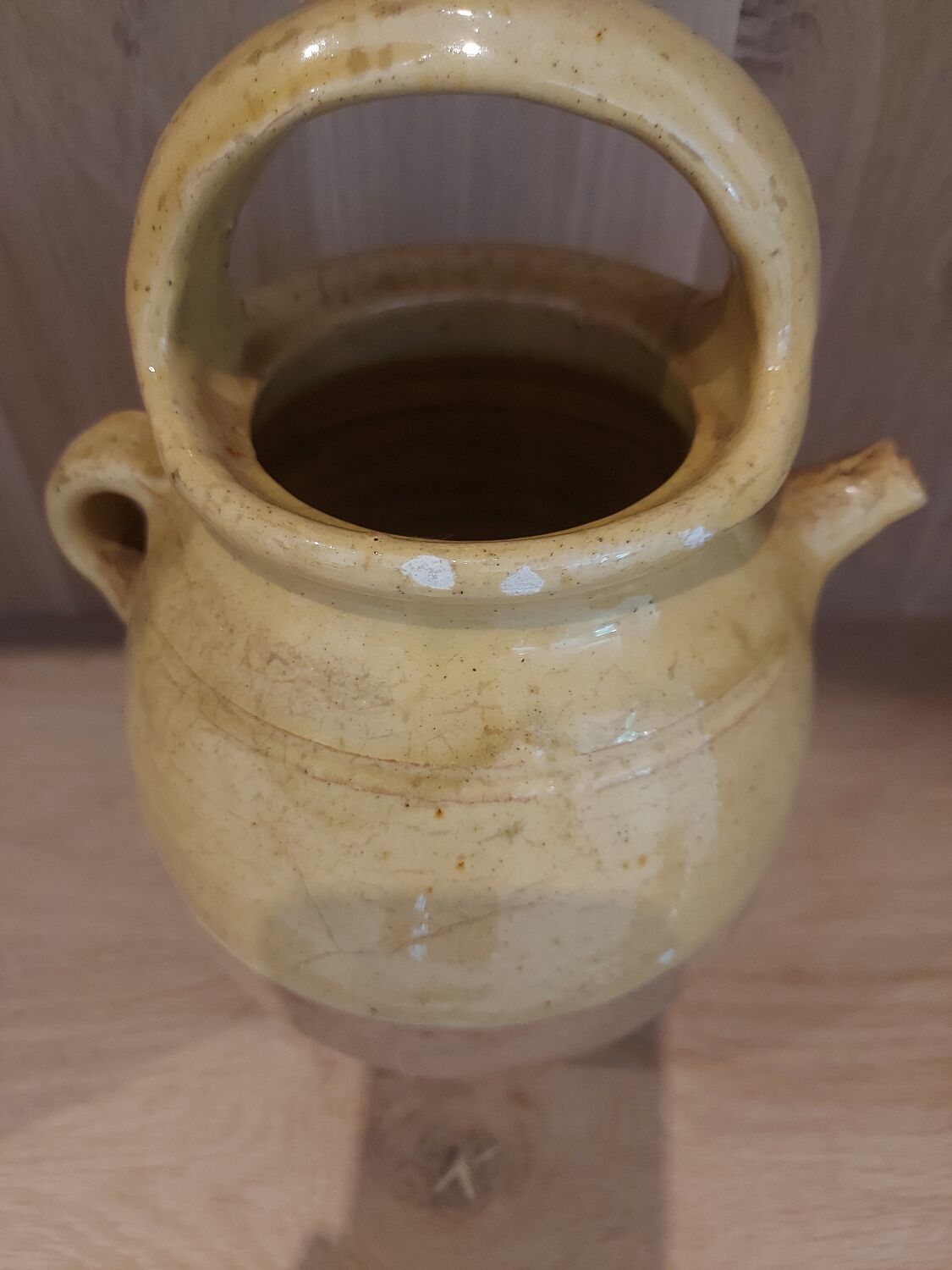 Vernissee earthenware jug, Provence