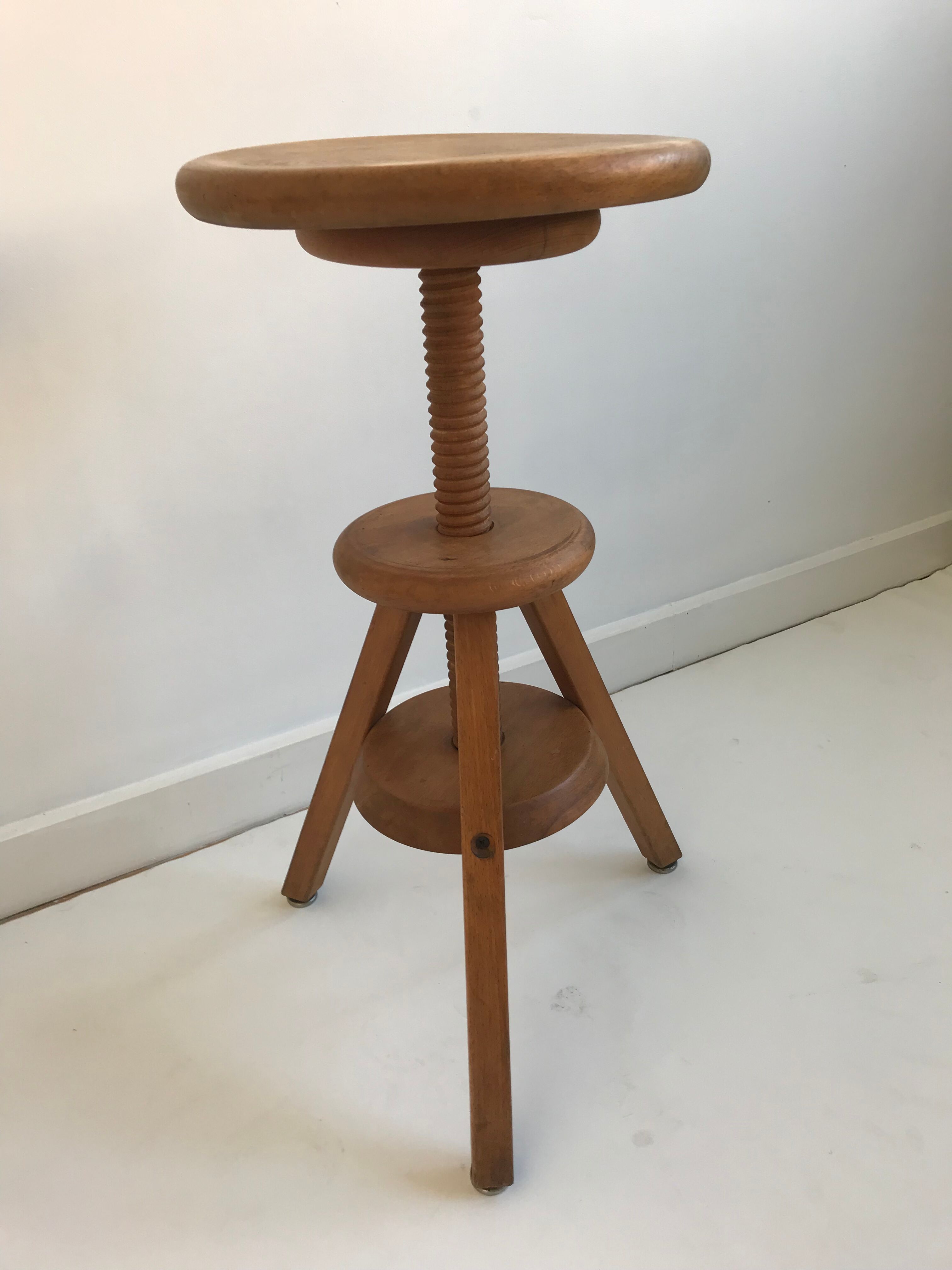 Former workshop tripod stool