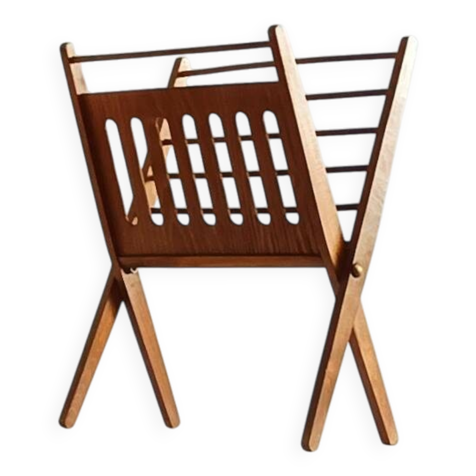 Cees Braakman folding magazine rack, Pastoe