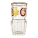 Verre Biedermeier, cristal, Bohême, République tchèque, 19e siècle