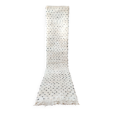 Berber runner rug with black dots