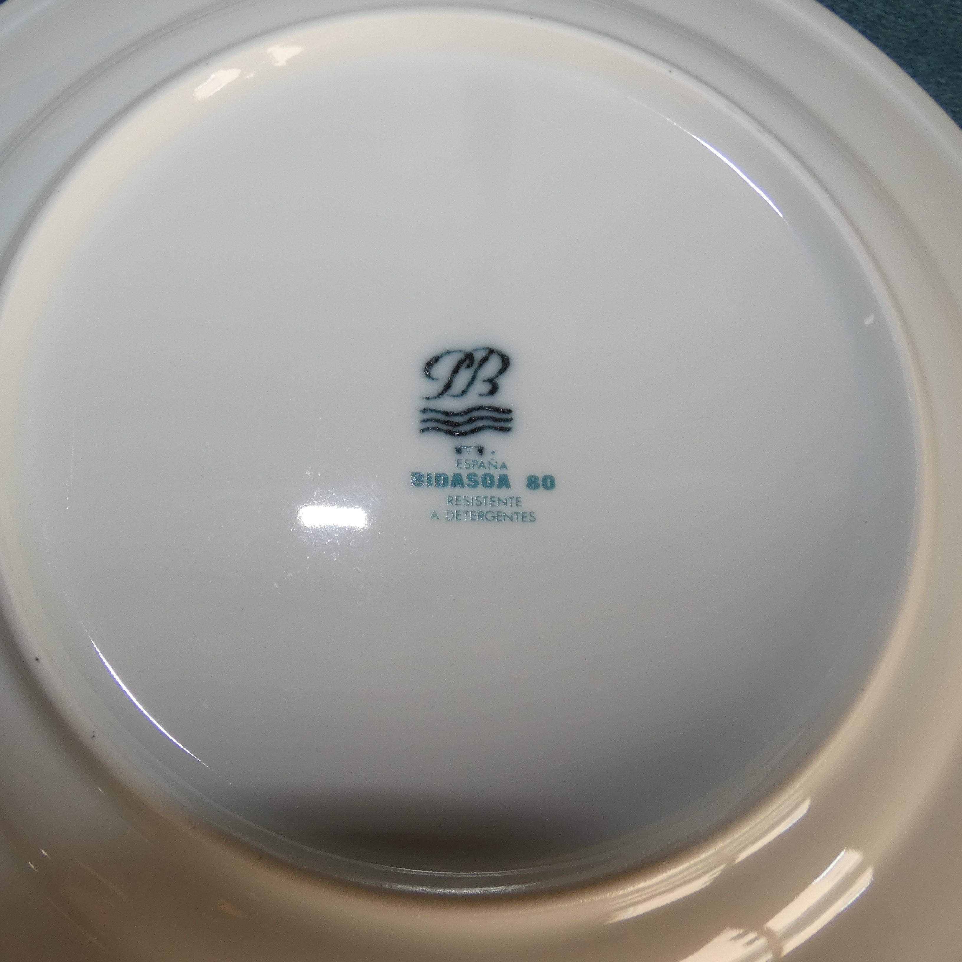 Bidasoa 80 espana set flat and 4 plates vintage circa 1970 spain