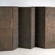 Antique Japanese six-panel screen with box – Japan, circa 1900