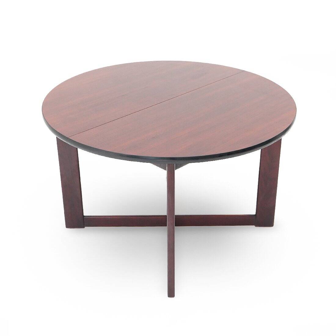 Round table with extendable top, 1970s
