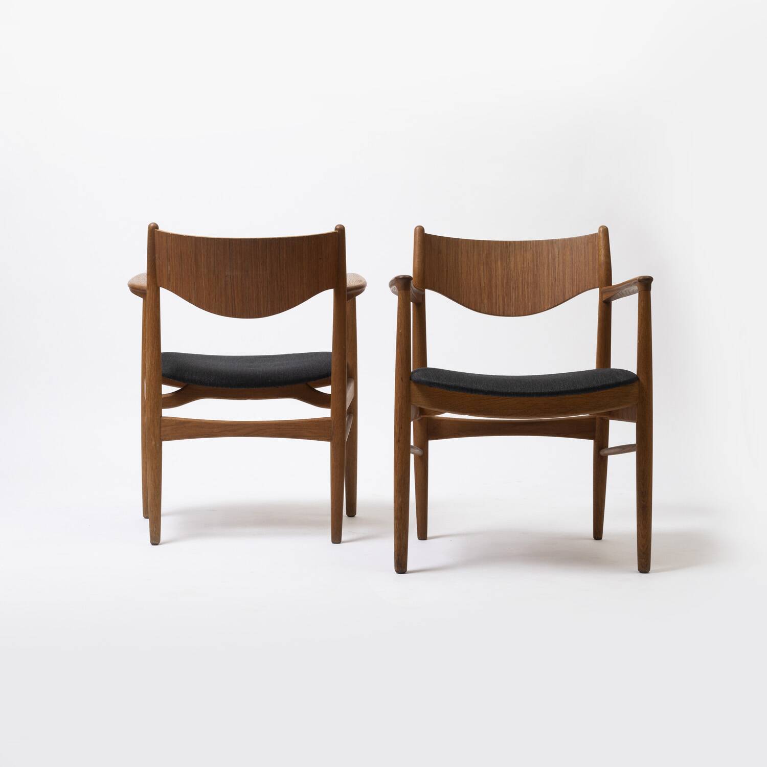 Danish armchair in oak and teak, 1960s