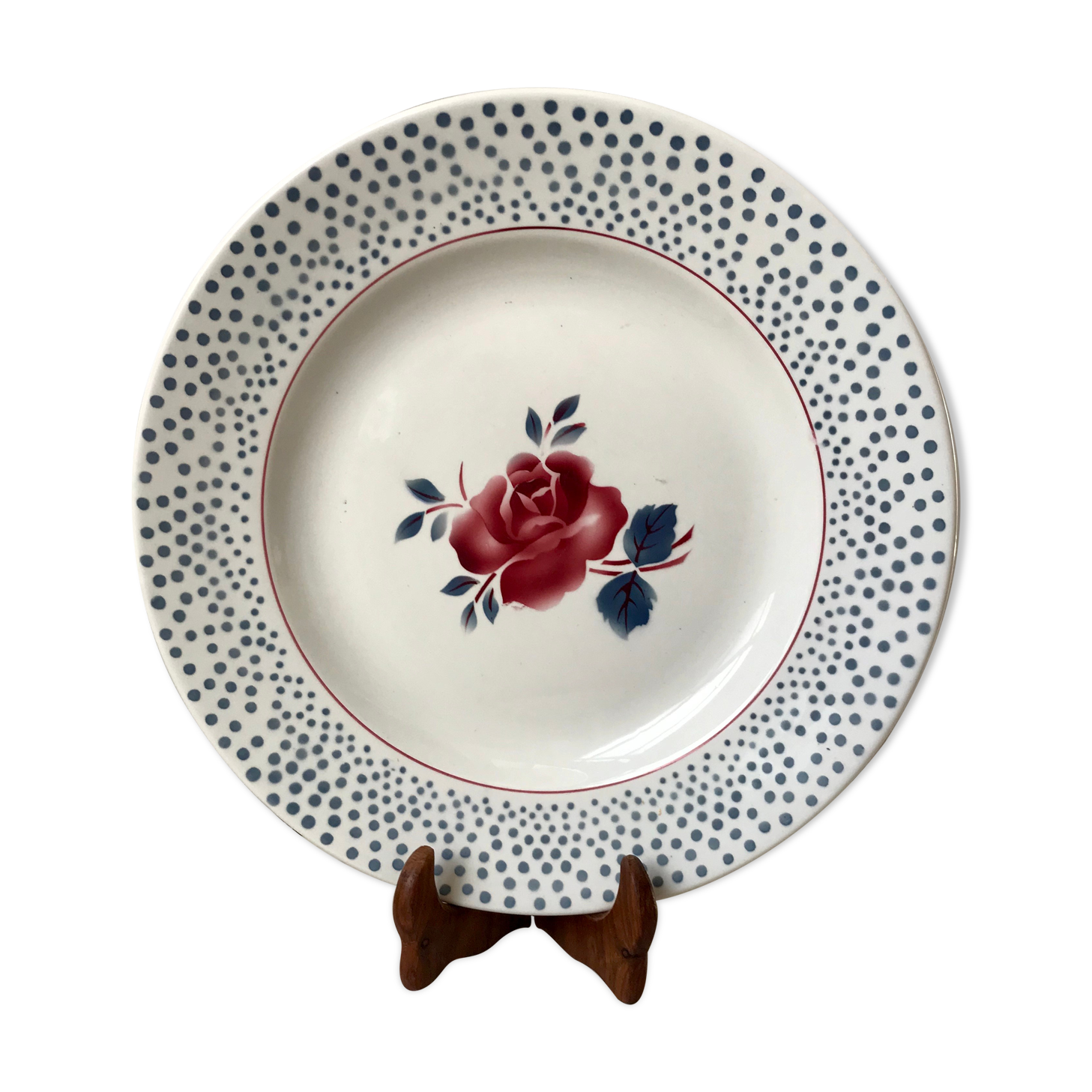 Dish Digoin Sarreguemines model "Renée" years 30-40