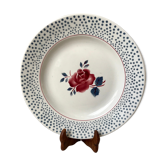 Plat Digoin Sarreguemines modèle "Renée" années 30-40