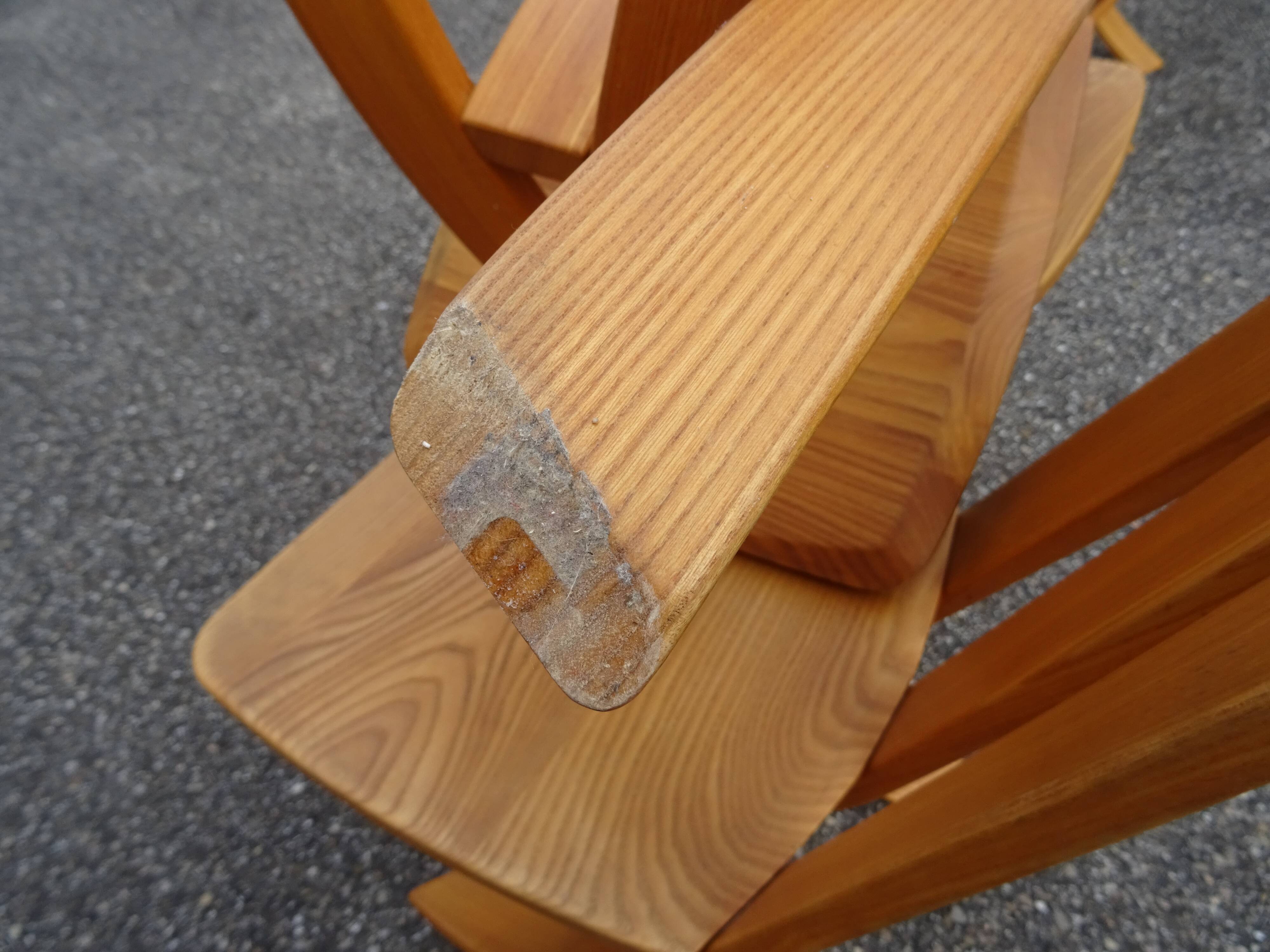 Set of 5 Epona chairs designed by Francis Taglian, France, 1980s.