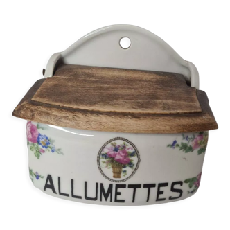 Boite à allumettes en porcelaine