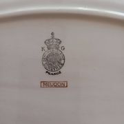 Plat ovale et raviers "Meudon" K&G Lunéville