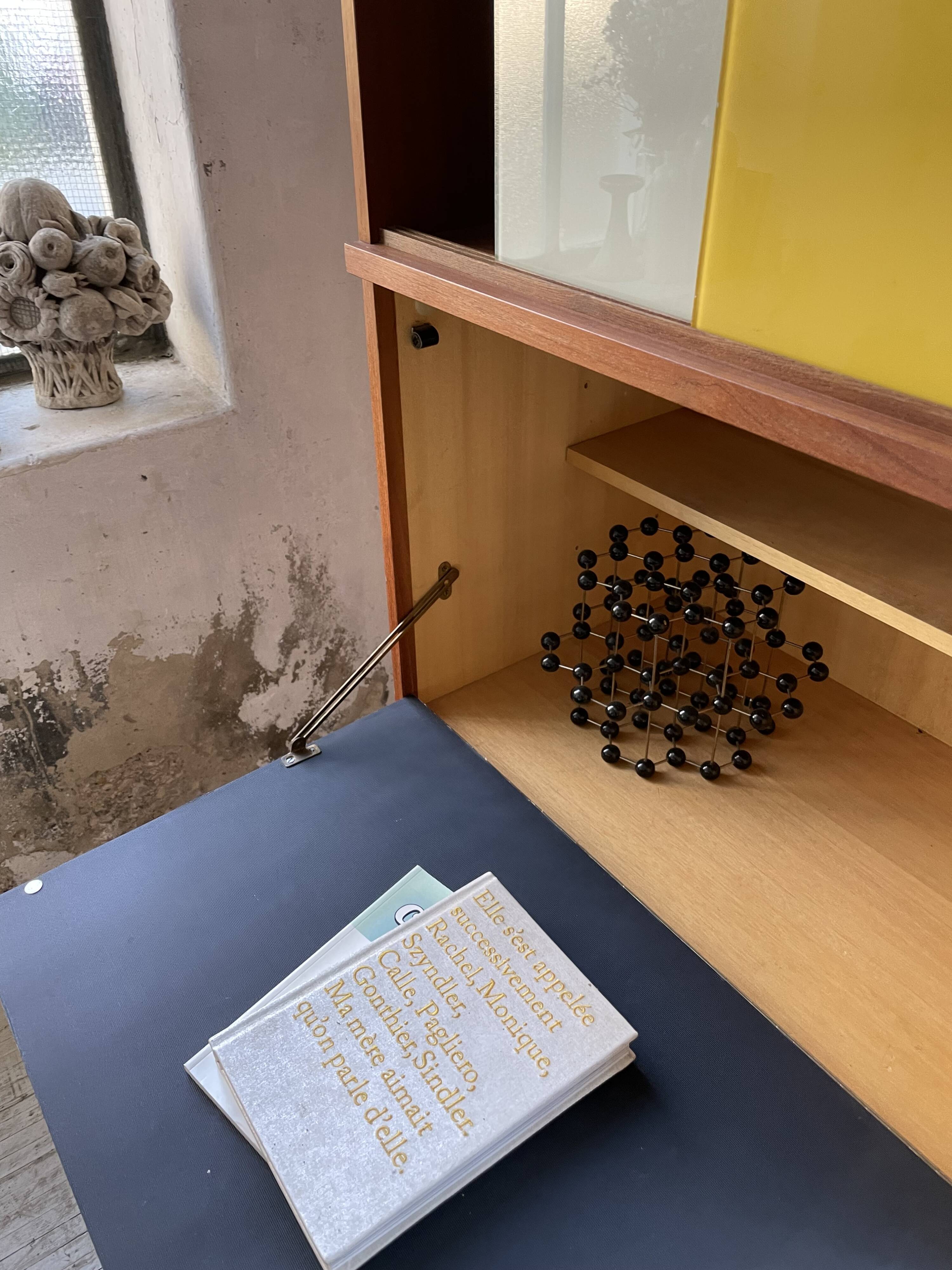 Modernist teak secretary desk, 1950s