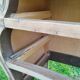 Commode ancienne plateau bois style louis xvi