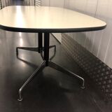 Conference table by Eames edition Herman Miller Aluminium Group 1964
