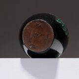 Art deco glazed pottery vase, cab primavera, 1930s