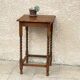 Side table in the countryside style in turned wood