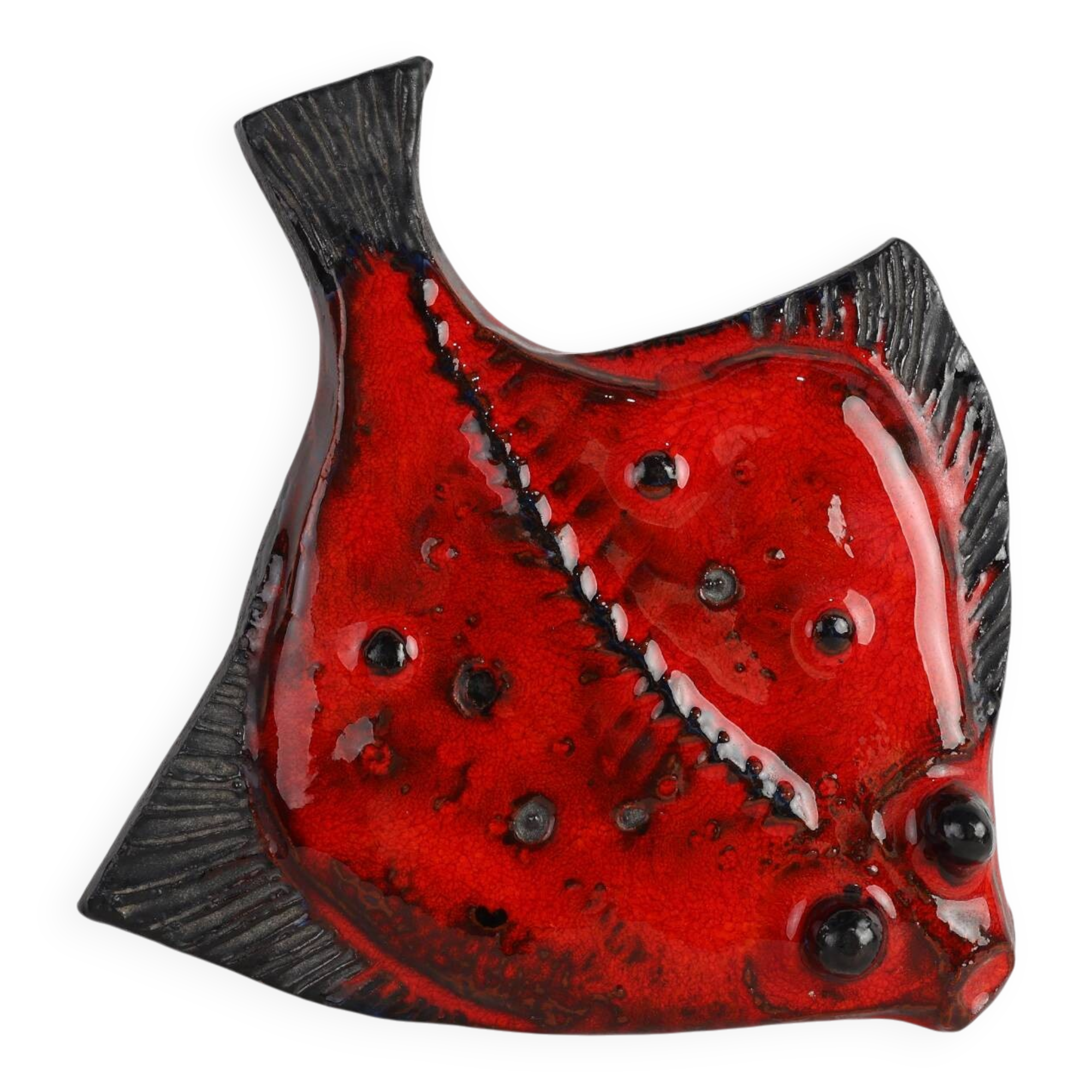 Mid‑Century Ceramic Fish by Amphora, Belgium 1960s